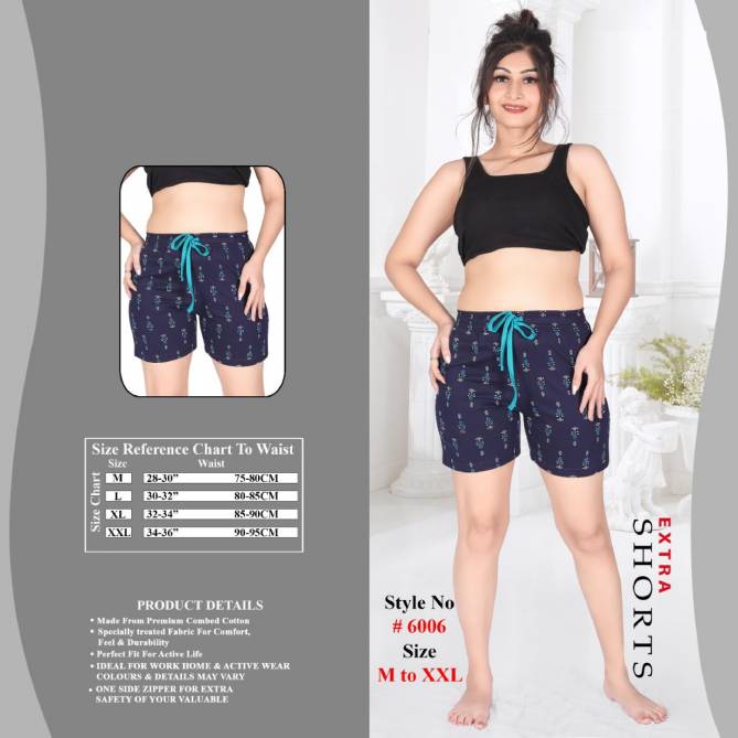 Orange 6006 Night Wear Shorts Cotton Latest Exclusive Comfortable Hosiery With Super Fine Stitching Night Suits Collection 